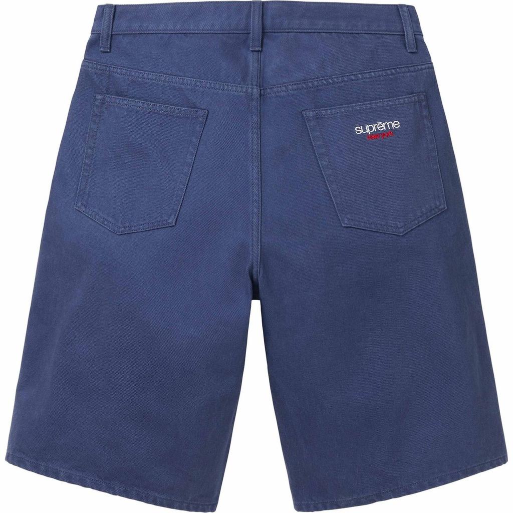 Supreme Свободные джинсовые шорты SUP-SS24-196