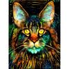 Алмазная картина Кот квадратный 5D Diy Алмазная вышивка Цвет Животные Кошка Мозаика Вышивка крестиком Стразы картина Домашний декор