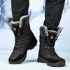 Winter Outdoors Snow Boots Ankle Boots Non-Slip Waterproof Thermal Northeast Plus Size Cotton Shoes Lightweight Cold-Proof Waterproof Men's Boots