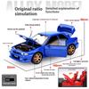 Модель автомобиля Subaru Impreza Sti в масштабе 1/32, спортивный автомобиль, имитация автомобиля, модель из сплава, детская игрушечная машинка, коллекционные украшения для мальчика