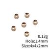 New Year's Day Jewelry Findings Small Torus Spacer Beads Accessories Parts Backpack Accessories