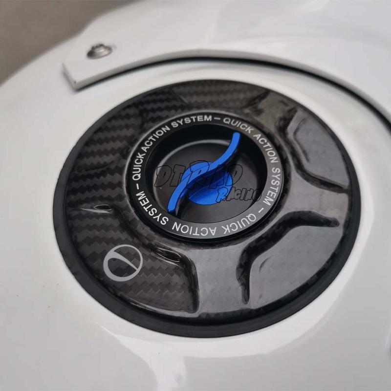 2026 Carbon Fiber Quick Action Fuel Tank Cap For BMW S1000R S1000RR M1000R M1000RR With Key Lockable Racing Gas Oil Tank Cover