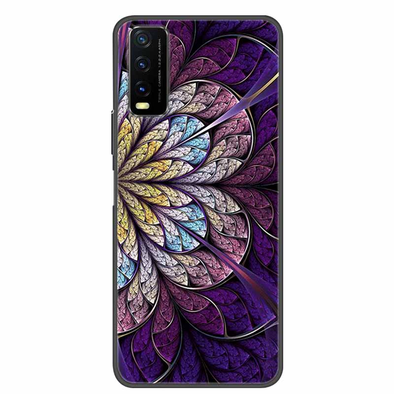 Чехол для Vivo Y20 Мраморный Мягкий Силиконовый Задний Чехол для Vivo Y20S Y20 S Y 20i Чехол для Телефона для Vivo V2027 Y20i Coque Funda Сумка