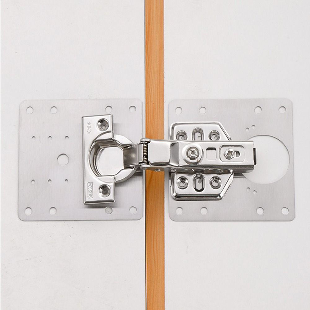 Петли для ящиков и дверей шкафов, накладные, мебельная фурнитура, ремонтные пластины для петель, аксессуары для ремонта шкафов