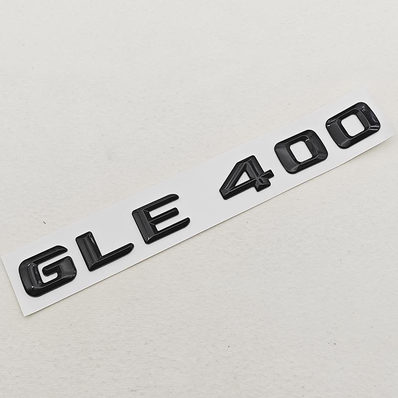 3D ABS Car Letters Logo GLE400 GLE450 Rear Trunk Badge Sticker Emblem For Mercedes Benz GLE Class GLE 400 GLE 450 Accessories LWL3