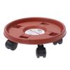 Universal Flower Pot Wheels Round Plastic Tray Heavy Duty Flower Pot Base Rack Movable Rolling Potted Plant Stand With Rollers