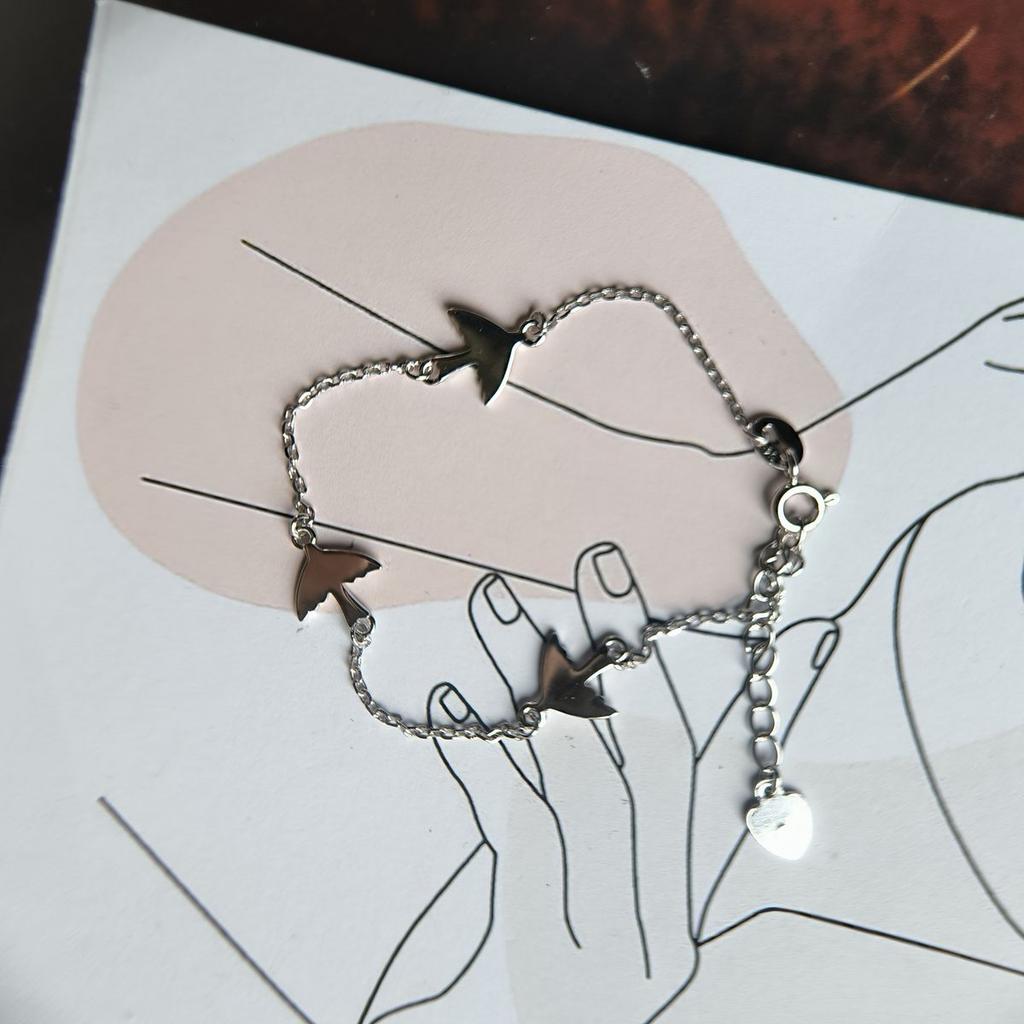 Silver Bracelet Without Stones, Product Weight 2.09 Gr (2183877)