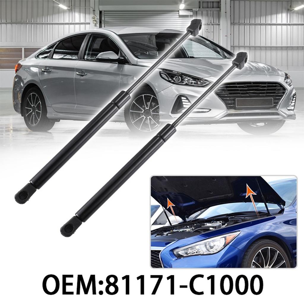 2x Front Hood Lift Supports Gas Spring Struts Suitable for Hyundai -Sonata Part Number 81171-C1000 81161-C1000 2015-2017