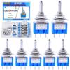 12PCS Mini Toggle Switch SPST 6A 125V Miniature ON/ON 3 Pin 2 Position Micro Rocker Switches 6 Amp 125 Volt MTS-102
