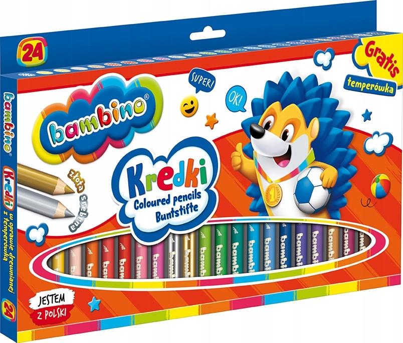 KREDKI BAMBINO 24KOL JUMBO +TEMP. A"4 0447