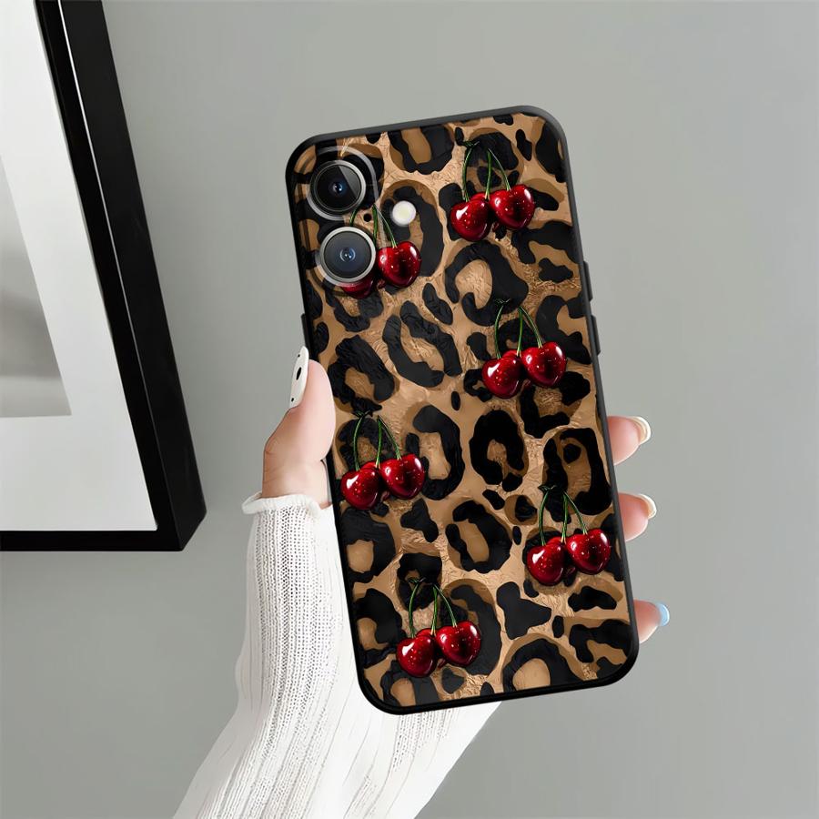 Модный чехол с леопардовым принтом для Apple iPhone 17 Pro Max 16 12 15 Pro 7 8 14 13 Air XR XS MAX 11 Чехол для телефона Funda