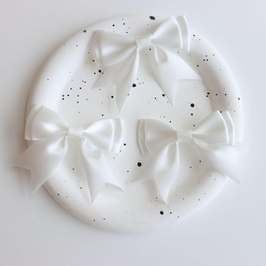 Double-Layer 8-Minute Polyester Swallowtail Ribbon Waist Bow and Headdress Accessory