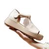 New Soft Leather Sandals Flat Velcro Casual Open Toe Soft Sole Versatile Fashion Women's Shoes