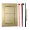 Для TECE Dual Flush Actuator Plate Push Button Plate Gold Concealed Cister Toilet Flush Button Bathroom Toilet Accessories