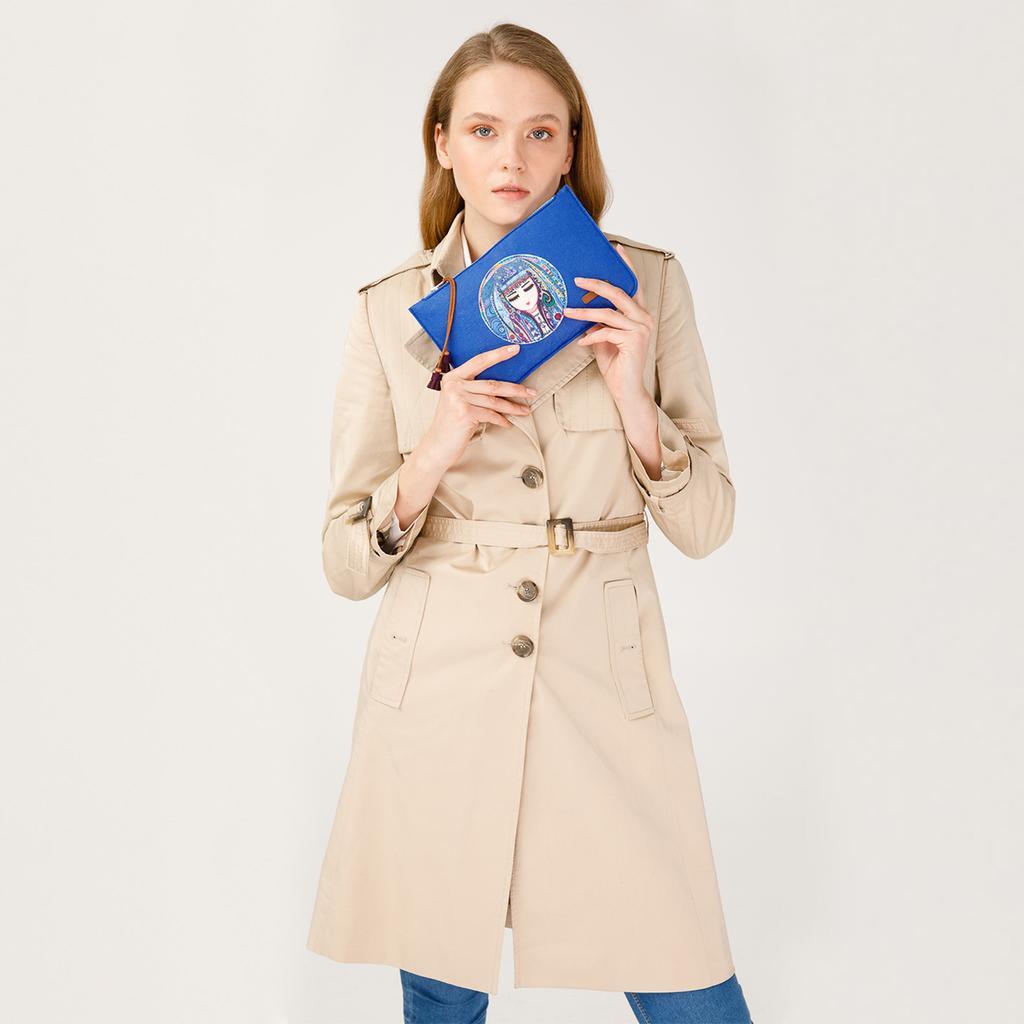 Biggdesign Фетровая сумочка цвета голубой воды