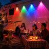 Wide Angle Solar Lights Magnetic Wall Wash Light, Waterproof Outdoor Fence Lamp with RGB Deck & Warm White, 12H Battery, Easy Mount Pathway