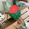 Fashion Children's Coin Purse Princess Cute Small Bag Shiny Rivet Strawberry Messenger Korean Decorative Pack Mini Zero Wallet