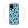 Case for Vivo Y21s 2021 / Y21 2021 Butterflies Blue Background