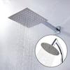 Chrome Shower Head Stainless Steel 8" 20 Cm Silver Long Lasting 8 Inch
