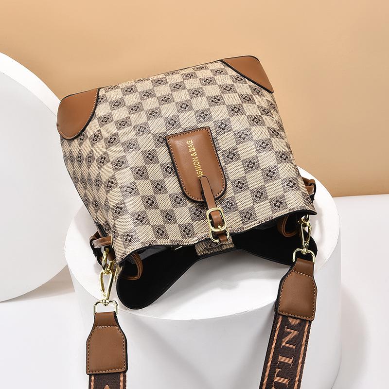 Women's Crossbody Bag, Bucket Bag, High-Quality Light Luxury Style Shoulder Bag, Handbag