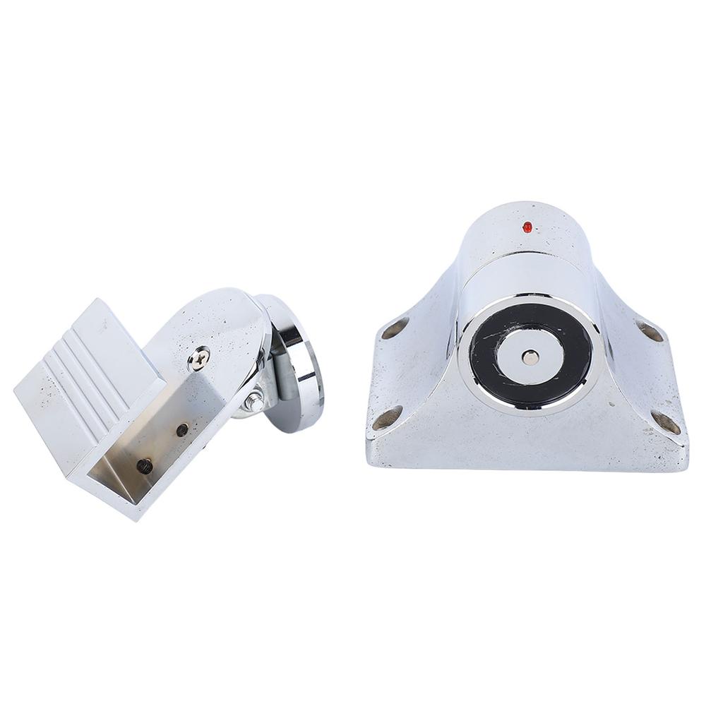 Магнитный упор для стеклянной двери 132.3LB Force алюминиевый сплав 12V 24V для безрамной стеклянной двери