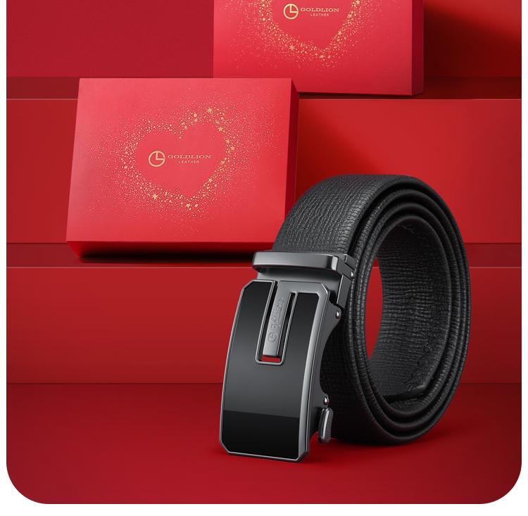 Jinlilai Classic Business Automatic Buckle Men's Belt