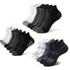 Men'S Large-Size Short Socks Mesh Breathable Ear-Lifting Sports Socks Spring And Summer Black And White Short Cotton Socks