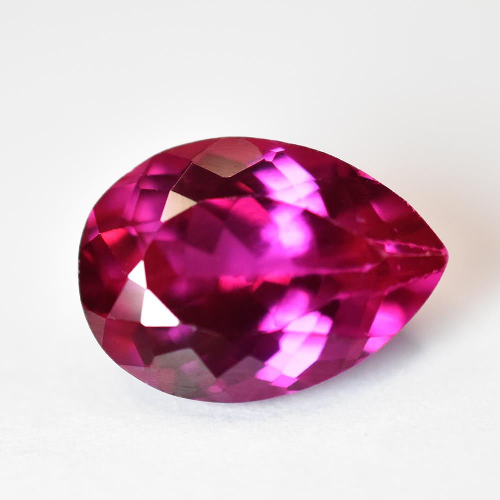9.80 Ct Natural Pink Tourmaline Pear Cut Loose Gemstone For Jewelry