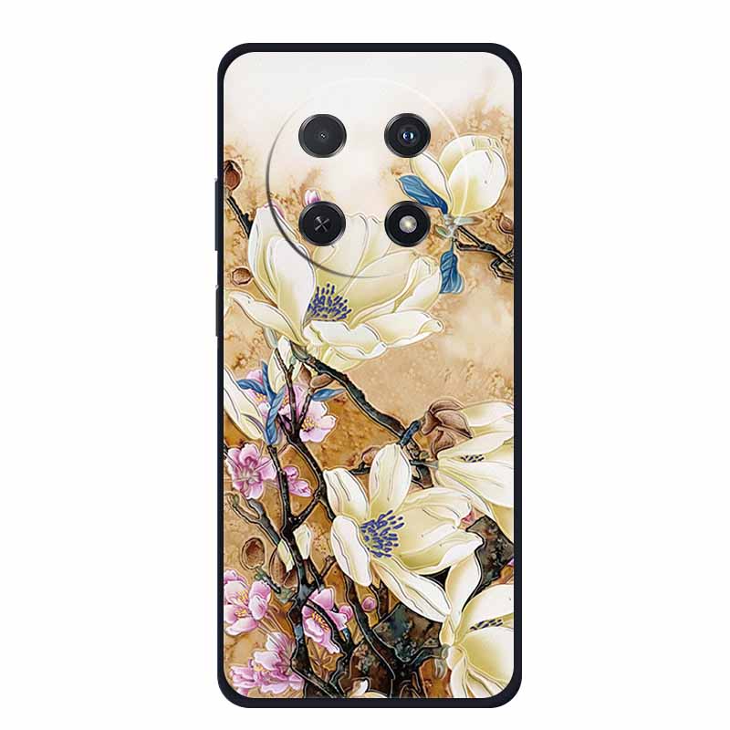 3D Тисненый Чехол Для Huawei Nova 14i Чехол Для Телефона Coque Цветы Силиконовый Мягкий Задний Чехол Для Huawei Nova 13i Y91 12i Чехол Funda Para