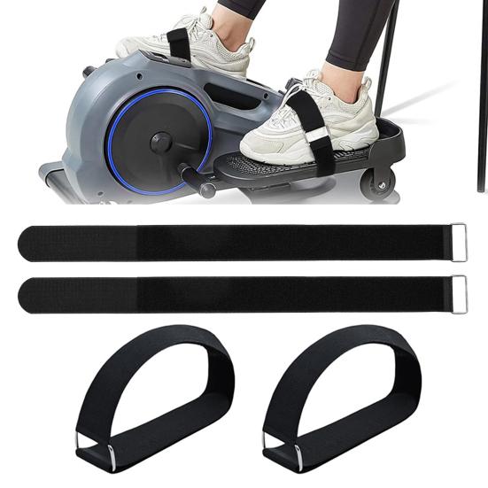 2/4/6/8/10 шт. Эллиптический тренажер для ног, педаль, ремень, регулируемая застежка, металлическая пряжка, нескользящий сменный ремень для ног