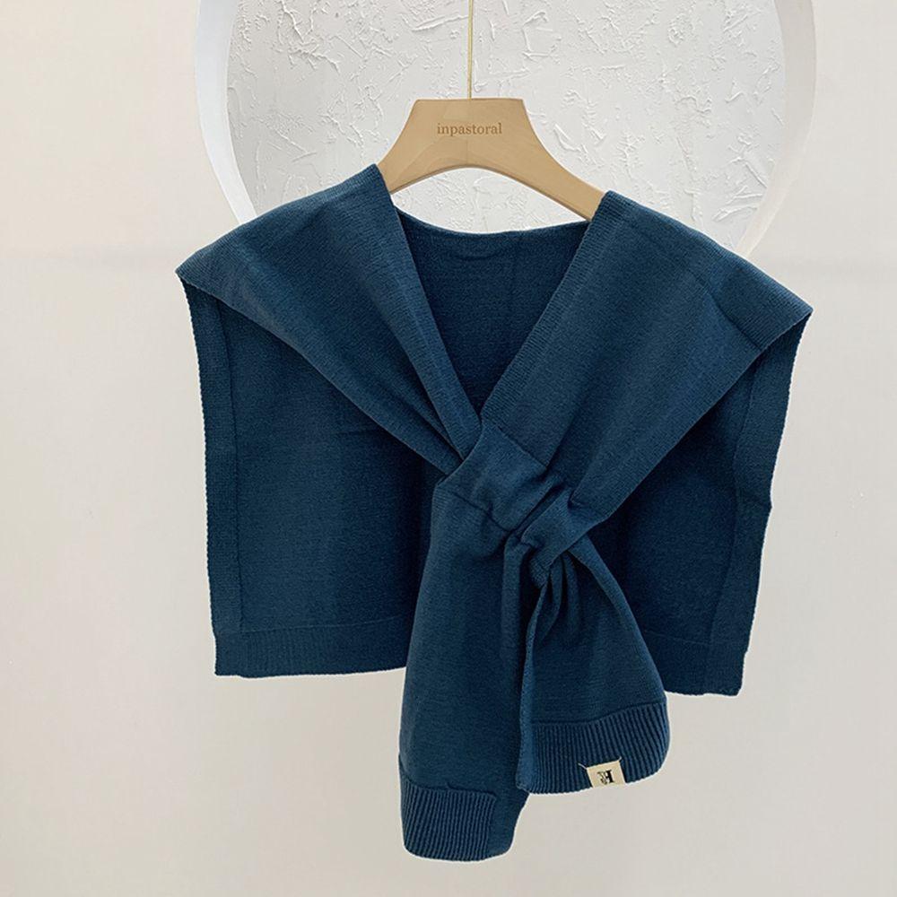 Accessories Women Korean Style Scarves Female Cashmere Shawl Knitted Wool Scarf Solid Color Wraps