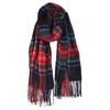Merfirge Cashmere Check Gift Box Included Black Tartan 100% Stole, Large, Thick, Pattern, (CS1066) (1. Check)