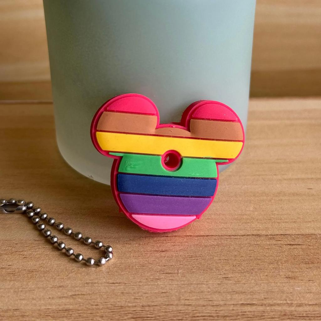 New Stitch Minnie Key Chains Spider Cartoon Keychain Cat Key Cover Caps Car Keychain Key Ring Holder Women