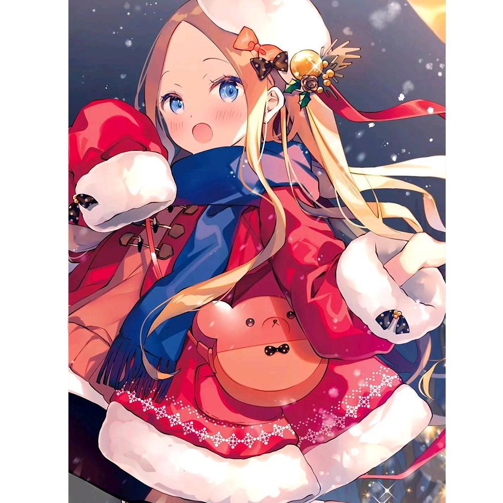 5D DIY круглая Алмазная картина Аниме Алмазная вышивка Полный домашний декоративный подарок