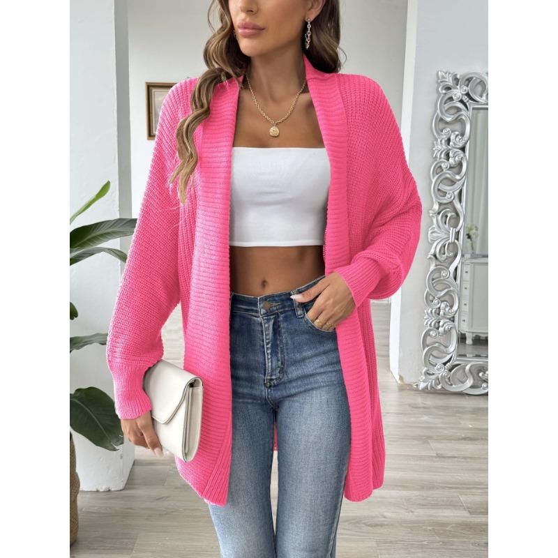 Women's Autumn and Winter Simple Loose Casual Cardigan Sweater