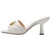 Gucci Кожаные мюли с эффектом стеганой отделки Matelasse 95 мм 674839 BKO00 9022