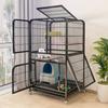 Window Openable Mesh Cat Cages Creative Pet Villa Duplex Luxury Cat Dog House Large Capacity Indoor Cat Cage for Household Use