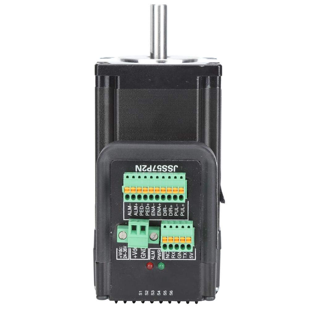 NEMA 23 Stepper Digital Stepper Servo Motor with Digital Signal Processing Integrated Stepper Motor for Textile Motor, 24-48V Chip, Closed-Loop CNC,