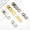 2Pcs Detachable Zipper Pullers Zipper Sliders Head Zippers Repair for Backpack Coat Tab DIY Sewing Accessories