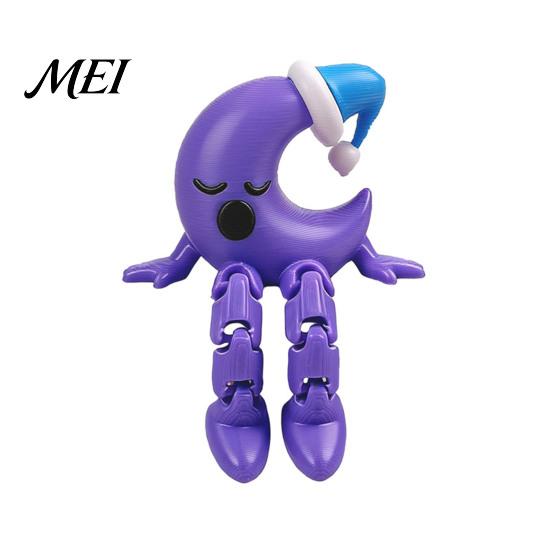 Fun Gadgets for Boredom Weather Gnome Figurine, 3D Printed Poseable Series Desk Toy, Sensory Toys Focus Creative Collectible Decor Office, Stress
