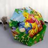 Winnie the Pooh, Eeyore Automatic Opening and Closing Umbrella - 8 Ribs Portable Folding Umbrella with Plastic Handle, Suitable for Leisure