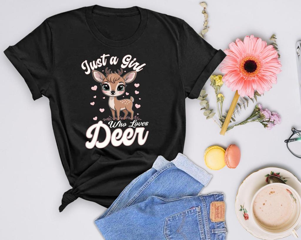 Deer Lover T-Shirt, Wildlife Nature Gift