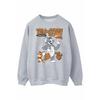 Tom and Jerry Mens Spinning Basketball Sweatshirt
