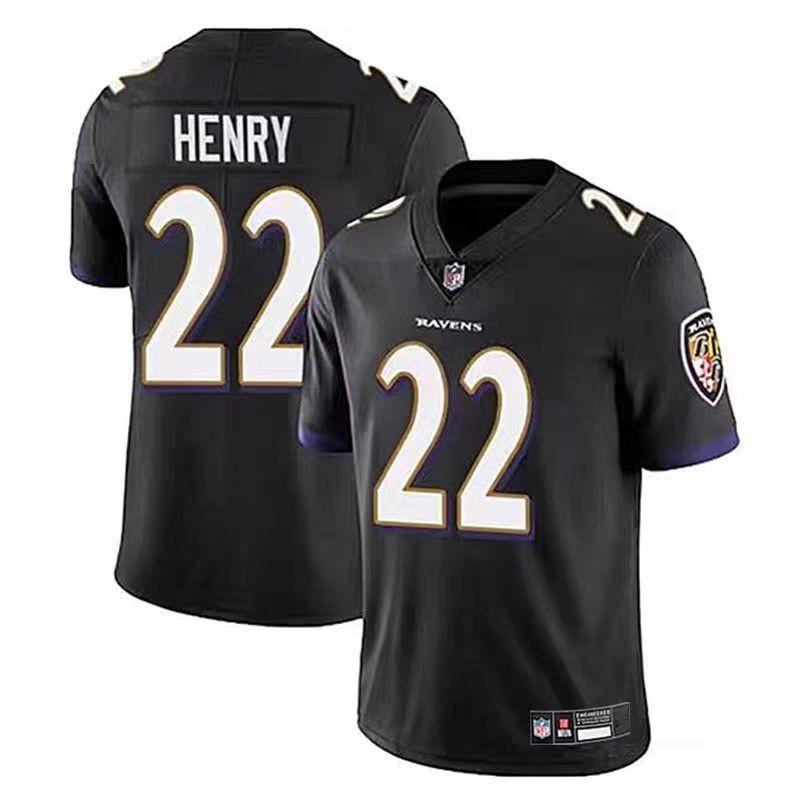Baltimore Ravens 22 Henry Mens Football Jersey - Multiple Styles Sizes