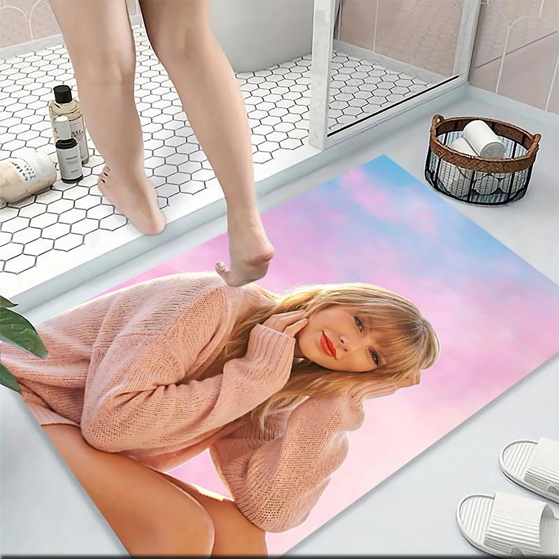 Pink Sky Serenity Carpet Rug Soft Washable Antislip Home Living Room Sofa Mats Personalized Christmas Rug