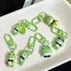 Cartoon Frog Keychain Cute Pendant Car Keyring Backpack Decoration  Bag Charm Jewelry Gift