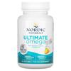 Nordic Naturals Ultimate Omega Xtra, Lemon, 1,480 Mg, 60 Softgels (740 Mg Per Softgel)