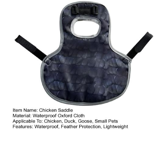 Chicken Saddle for Hens Waterproof Chicken Apron Back Protector