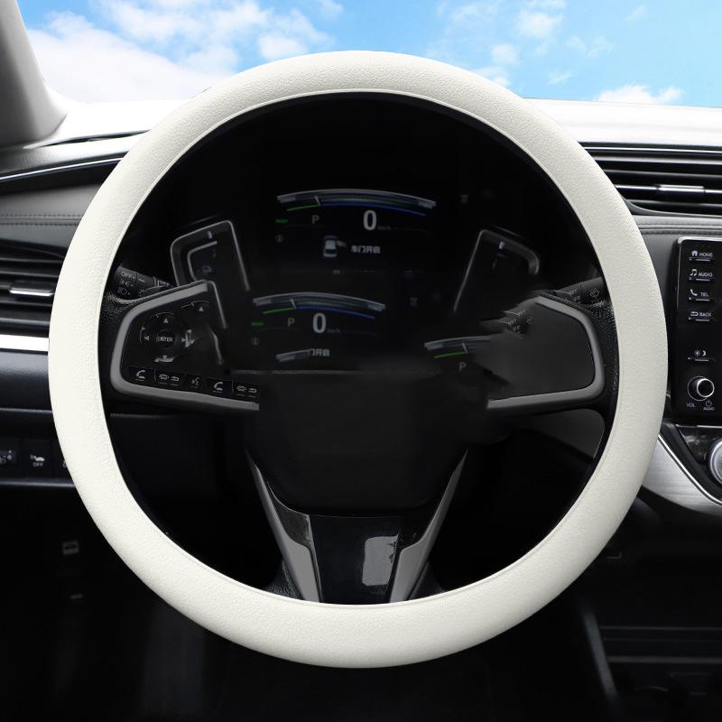 Автомобильный универсальный силиконовый чехол на руль эластичный чехол для перчаток текстура мягкая