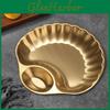 Set Steel Snack Stainless Tray With Dipping Bowl Fine Polished Design Sandwich Serving Tray For Sushi Chips Dumplings Salads